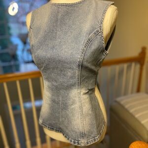 Denim Sleeveless Top